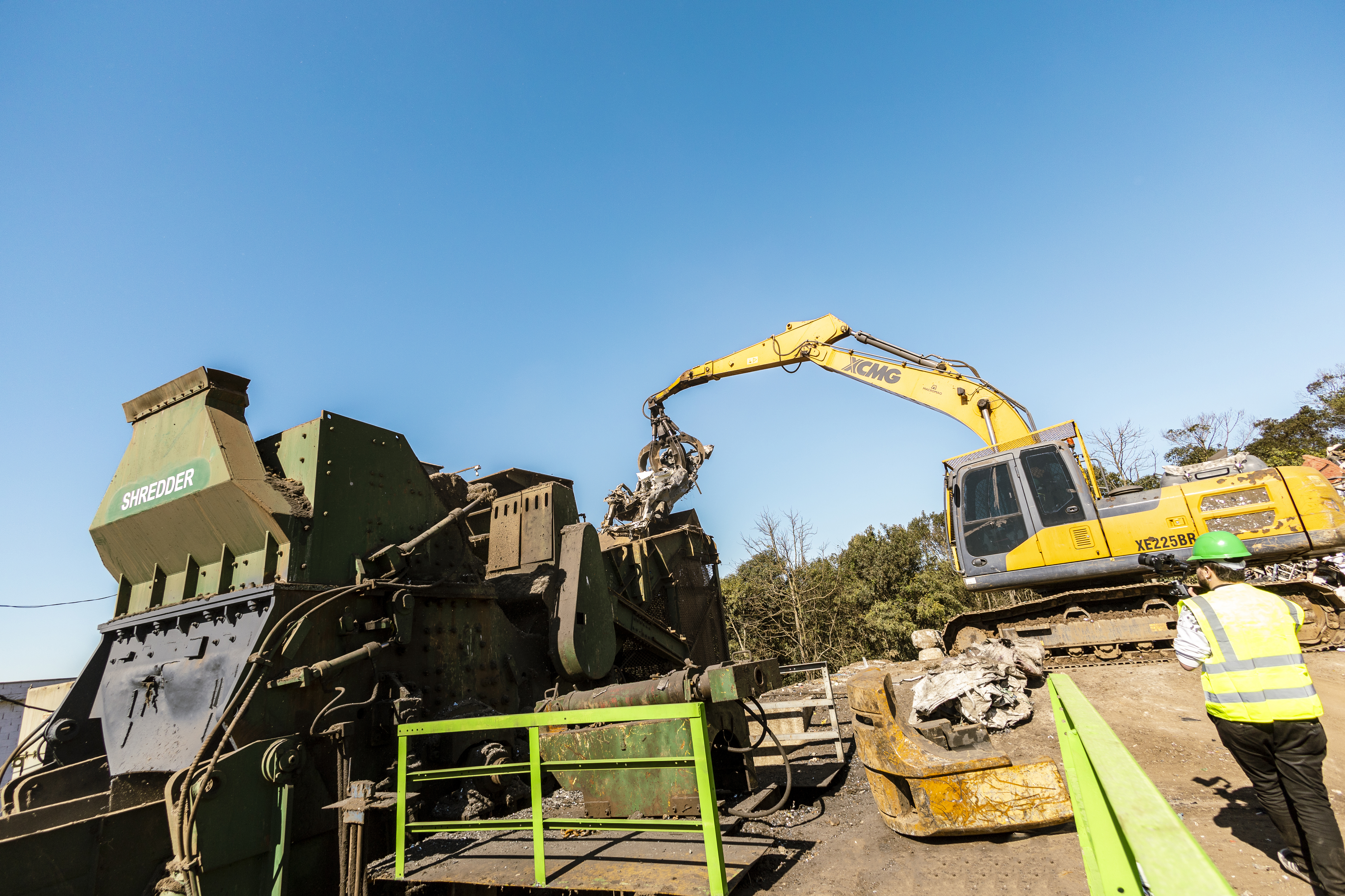 Equipamento para processamento de sucata